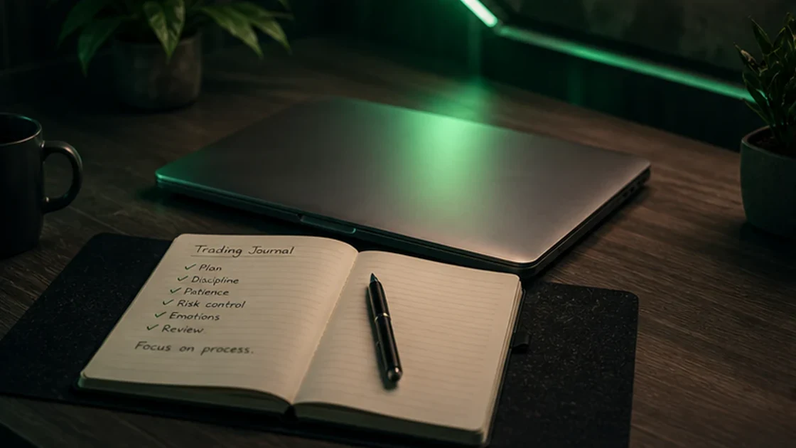 Quotex first real session path from demo warmup to fixed amount one setup and journal note