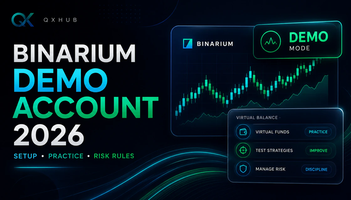 Binarium demo account 2026 setup practice and risk rules guide