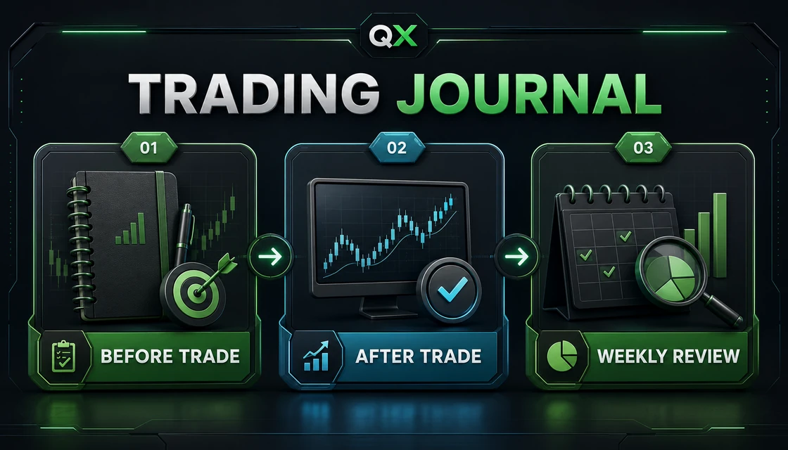Binary Options Trading Journal: Record, Metrics and Weekly Review: journal framework