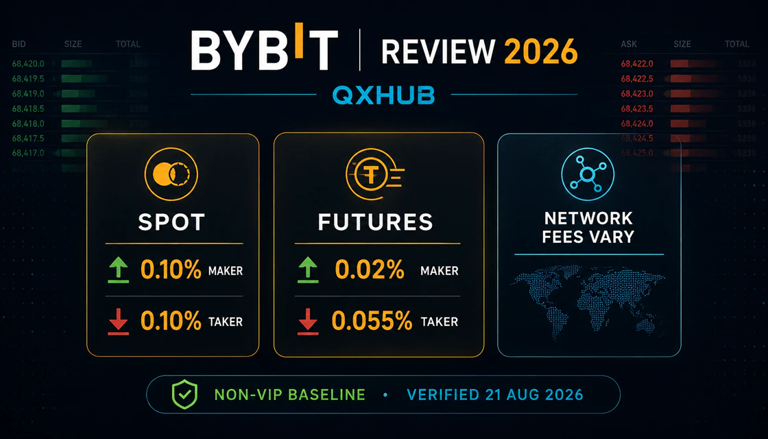 Bybit non-VIP spot and futures maker and taker fees
