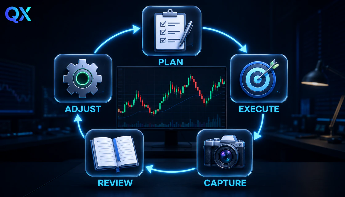 Plan execute capture review and adjust demo trading workflow