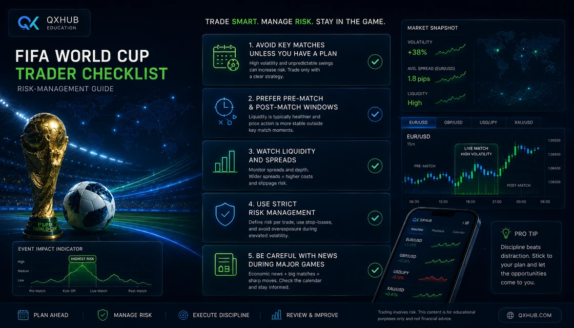 Risk management checklist for Quotex traders during FIFA World Cup matches